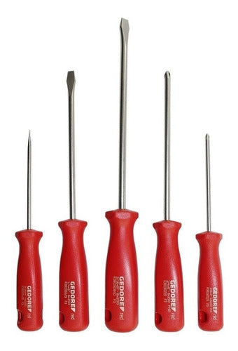 jogo chave de fenda 5 peças - r38001005 gedore red