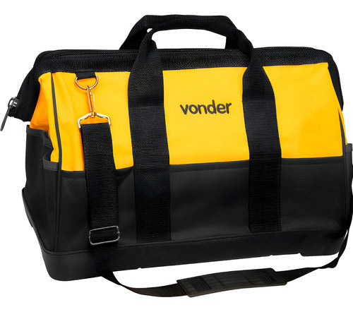bolsa para ferramentas em lona 400 mm vonder bl-016 40x20x30 amarelo