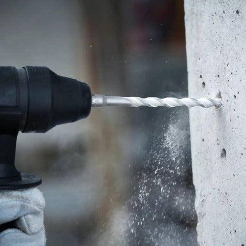 jogo de brocas sds plus para concreto com 6 peças bosch