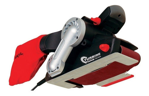 lixadeira de cinta skil 7640 preta e vermelha 900w 220v