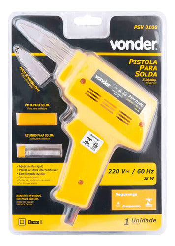 pistola p/solda 220v psv0100 vonder