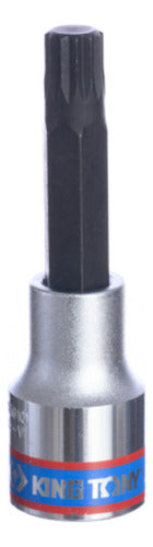 Jogo Soquete Multidentado Longa 1/2 4pçs King Tony 4136pr