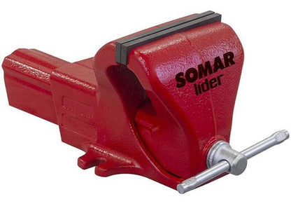 Morsa Torno De Bancada Numero 6 Somar Schulz Vermelho