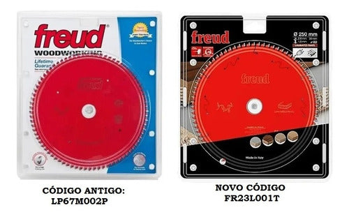 disco de serra circular 250mmx2,8mmx80 dentes f30 freud mdf