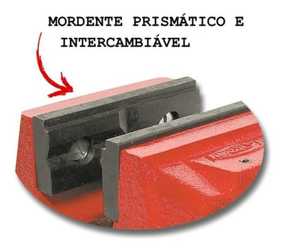 Metalsul Morsa Para Máquina N°2 Com Abertura De 127 Mm