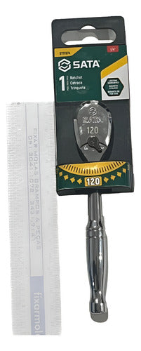 Chave Catraca 1/4'' X 129mm 120 Xp Sata - Unidade