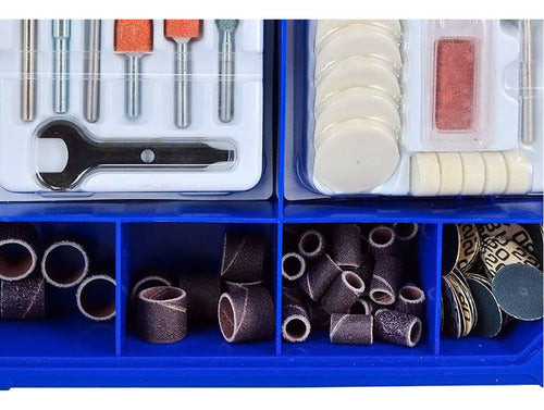 kit de acessórios para minitorno dremel 3000 4000 160 peças