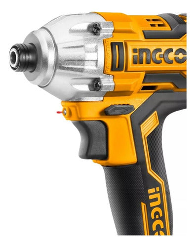 Parafusadeira De Impacto Encaixe Sextavado 1/4 C/ 2 Baterias