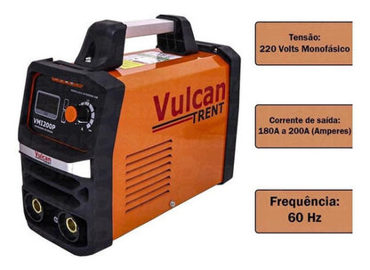 Maquina Inversora De Solda Portátil 220v Vmi200p Vulcan
