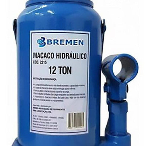 Macaco Hidráulico 12 Toneladas Garrafa 2215 Bremen