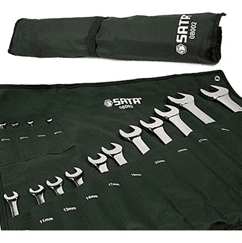 jogo de chaves combinadas 6 a 32mm 15 peças sata st08002sj