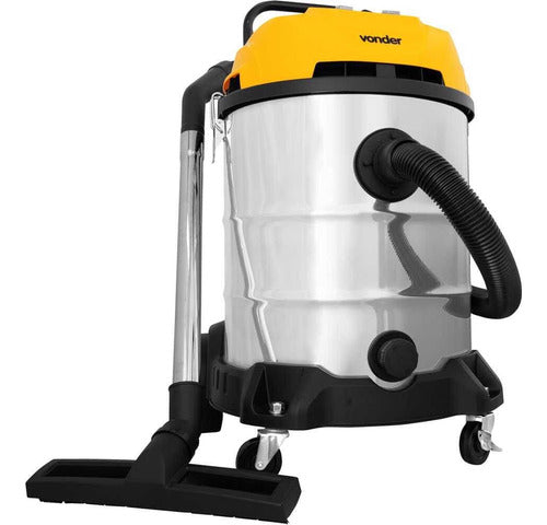 aspirador de pó e líquidos 60l apv2460 220v vonder amarelo