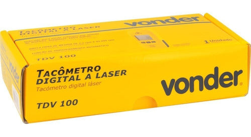 Tacômetro Digital Vonder A Laser Tvd100 Medidor De Rpm