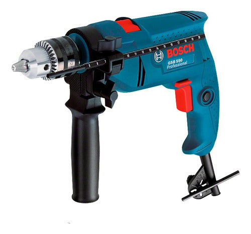 Combo Bosch Furadeira Gsb 550 + Esmerilhadeira Gws 850 220v