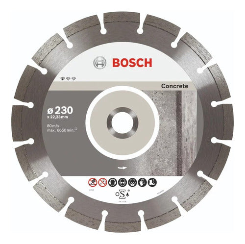 disco de corte diamantado p/ concreto 9' 230mm bosch