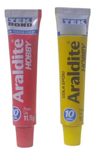 Araldite Cola Epóxi Hobby 16g Caixa Tekbond