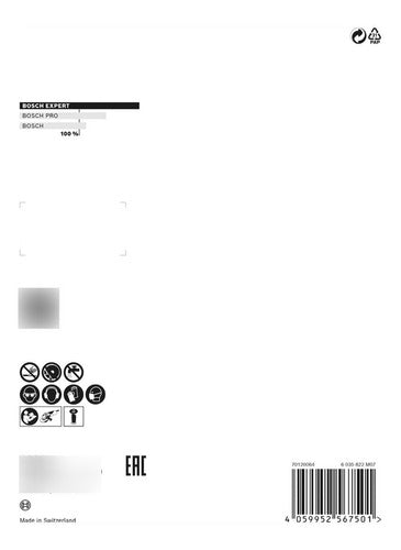 disco de corte x lock carbide multi-wheel 115 mm bosch azul