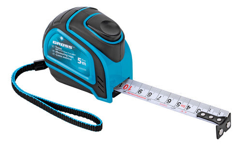 Trena Curta 5m 25mm Mm E Pol Fita Metal Automatica Gross