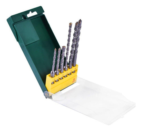jogo de brocas sds plus para concreto com 6 peças bosch