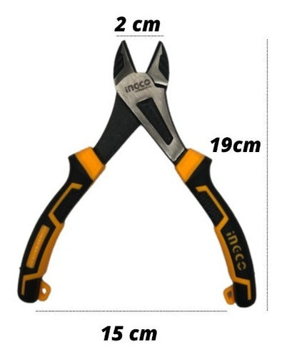 Alicate De Corte Fio Alta Performance Ingco Industrial 7pol