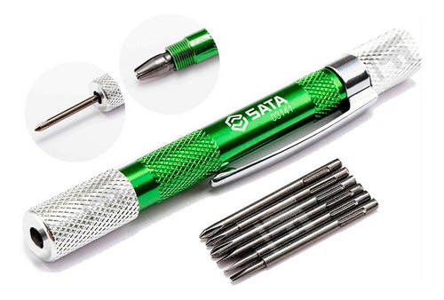 Kit Chave De Fenda E Phillips 6 Peças Para Eletronica