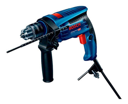 Furadeira Martelete Parafusadeira Elétrica De 13mm Bosch Gsb 13 Re 750w + Accesorios Com Caixa De Papelão 220v - 230v