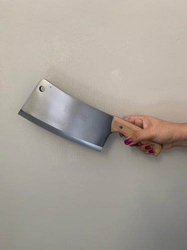 cutelo tipo artesanal aço manganês 8,5 pol full tang bestfer única