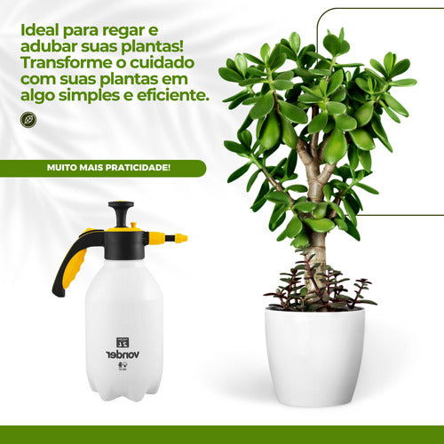 Pulverizador 2 Litros Compressão Prévia Vonder Branco