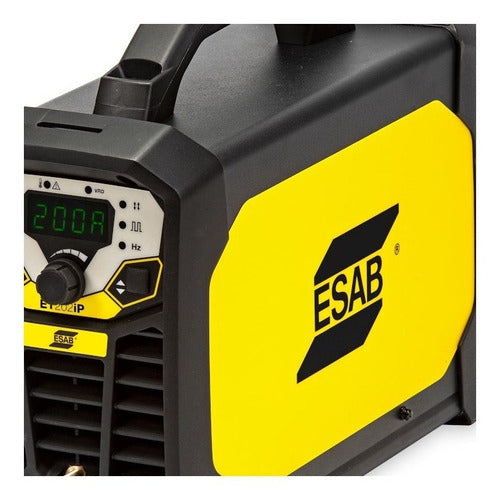 máquina de solda esab rogue et 202ip amarela 50hz/60hz 220v