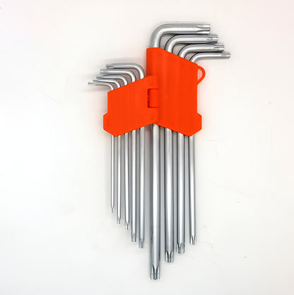 Jogo De Chaves Torx Com Cabo Longa Furo Automotiva Tork Guia