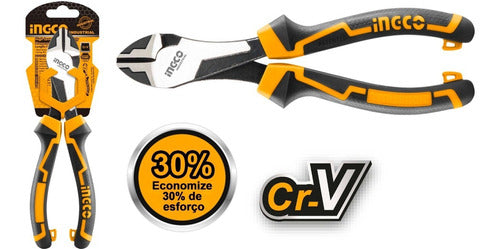 Alicate De Corte Fio Alta Performance Ingco Industrial 7pol