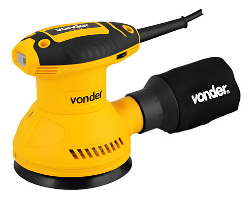 lixadeira roto-orbital  350w lrv355 vonder amarelo 50 hz / 60 hz