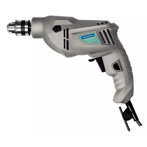 Furadeira 3/8 Economica 500w Tramontina Cinza