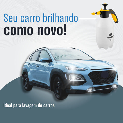 Pulverizador 2 Litros Compressão Prévia Vonder Branco