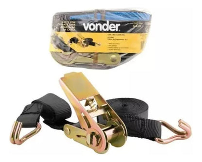 Jogo Catraca Com Cinta Vonder Para Amarrar Carga 800kg