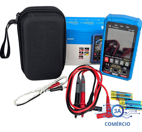 Multímetro Digital Smart Sm-1600 Minipa Temperatura Ncv 600v