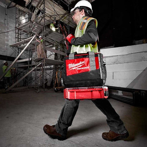 Mochila Packout Tool Milwaukee 48-22-8321 Cor Vermelha Vermelho