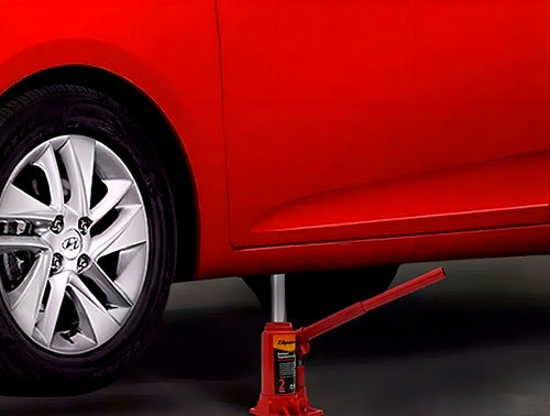 Mini Macaco Hidraulico Sparta Garrafa 5 Toneladas Vermelho