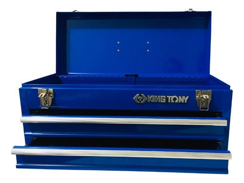 Baú Para Ferramentas Metálico 87a07-2a-b Cor Azul King Tony