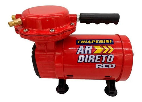 Moto Compressor De Ar Direto Portátil Chiaperini Red 1750rpm - Vermelho - Monofásica