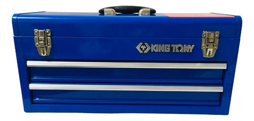 Baú Para Ferramentas Metálico 87a07-2a-b Cor Azul King Tony