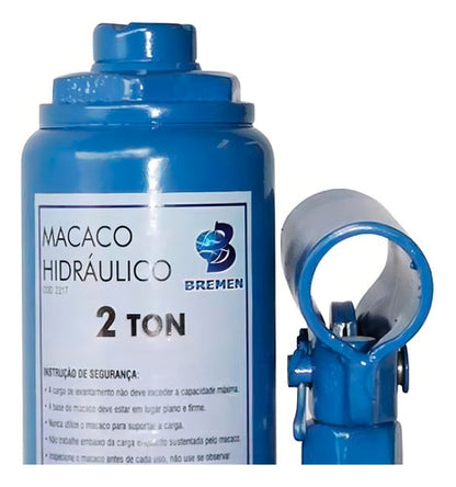 Macaco Hidráulico Tipo Garrafa 2 Toneladas 2217 Bremen