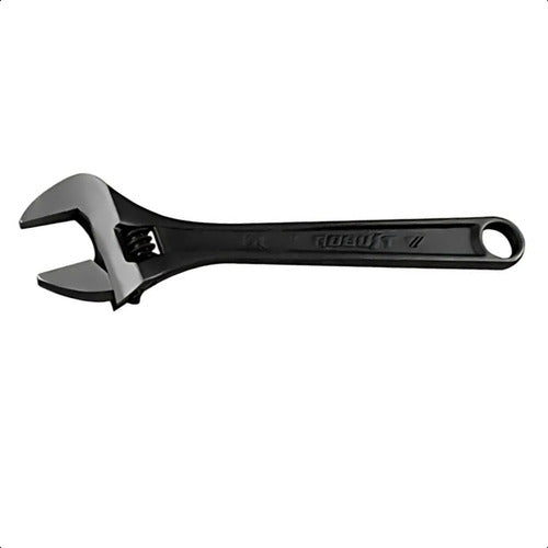 chave inglesa ajustável 150mm 6 pol bestfer aço niquelado preto