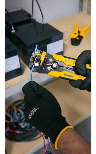 Alicate Eletricista Descascador De Fios Vonder 8 Pol 203mm