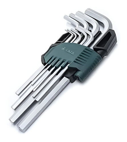 Chave Allen Longa Sata Jogo 01.5mm A 10mm 9 Peças