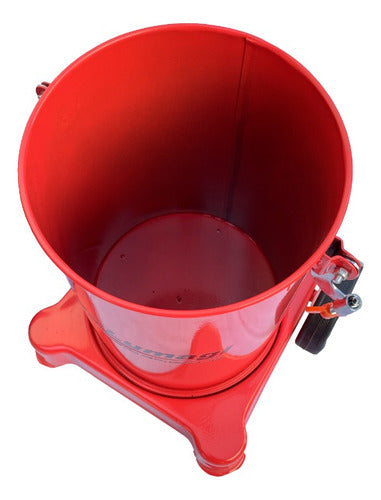 engraxadeira pneumática propulsora p/ graxa balde 12kg
