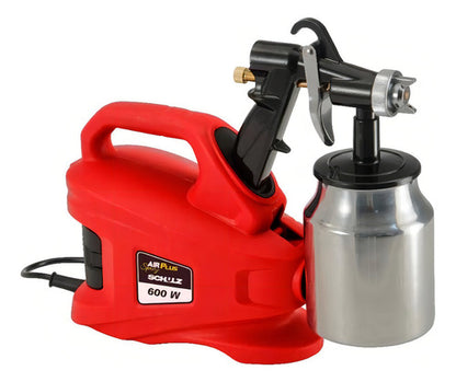 Pistola Eletrica Pintura Pulverizadora 600w Spray Schulz 1l - Bordô