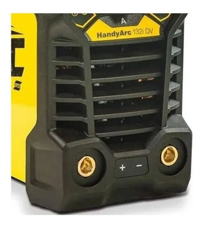 Máquina De Solda Inverter Esab Handyarc 132i Dv Amarela E Preta 50hz/60hz 127v/220v