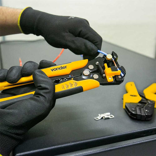 Alicate Eletricista Descascador De Fios Vonder 8 Pol 203mm