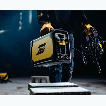 Máquina De Solda Inverter Esab Lhn 242i Preta E Amarela 50hz/60hz 220v